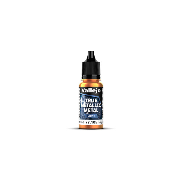 Vallejo True Metallic Metal paint bottle on a white background