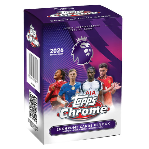 Topps: 2026 Premier League Chrome Factory Sealed Value Box