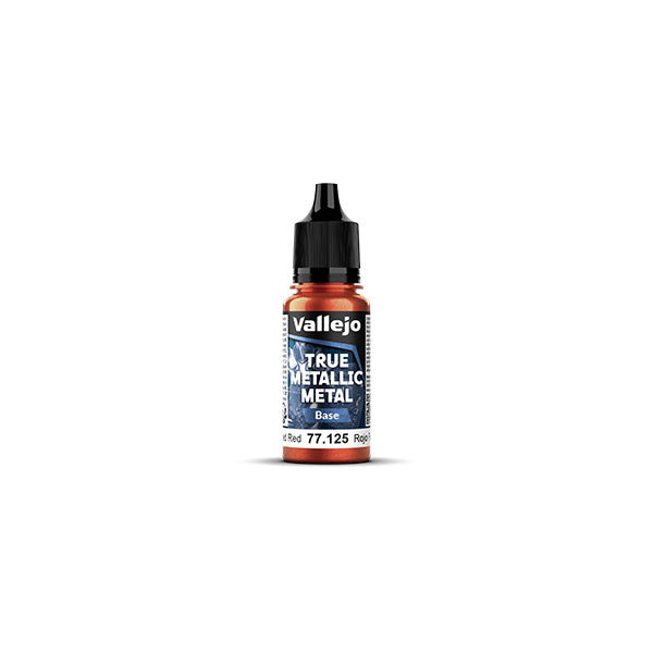 Vallejo True Metallic Metal paint bottle on a white background