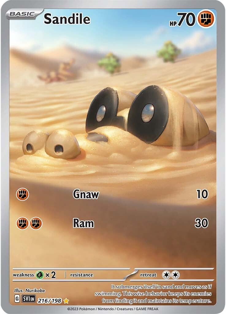 sandile pokemon card price Sandile 064/094 Pokmon Card - Misprint Error (Missing Energy Cost)