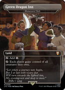 Green Dragon Inn - Homeward Path (Borderless) (Surge Foil Realms and Relics) [The Lord of the Rings: Tales of Middle-Earth Commander]
