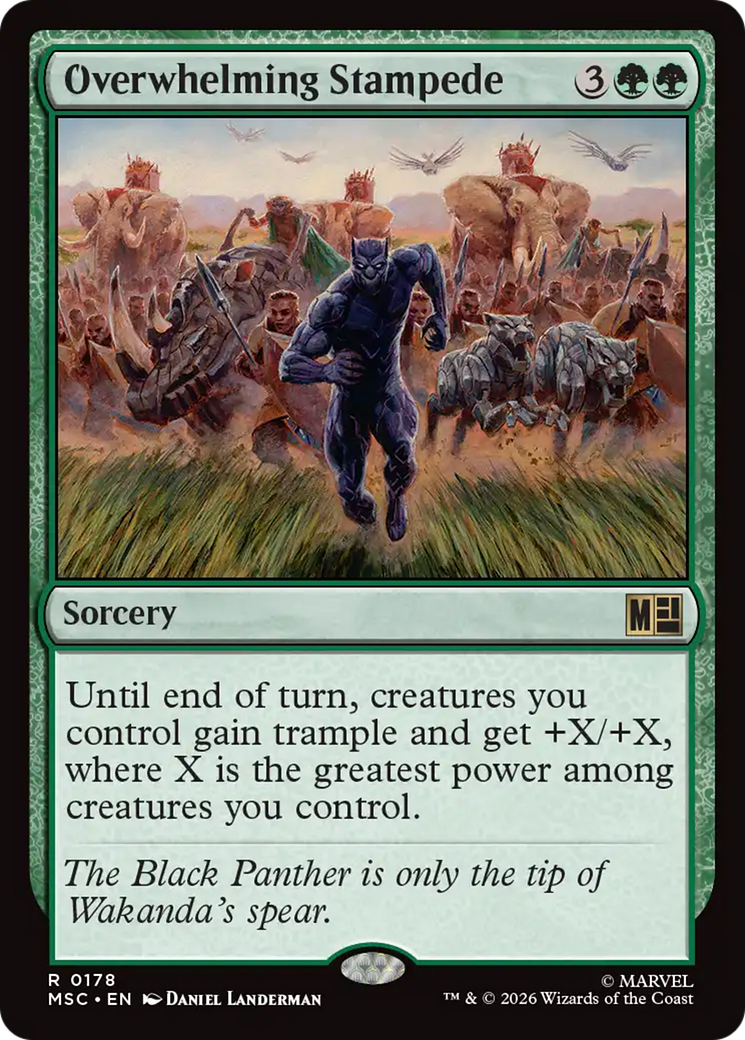 Overwhelming Stampede [Marvel Super Heroes Commander]
