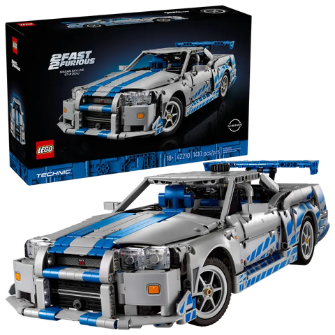 LEGO 2 Fast 2 Furious Nissan Skyline GT-R (R34) Car 42210