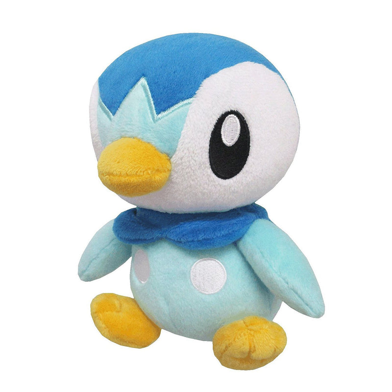 Sanei Pokemon All Star Collection PP89 Piplup Plush, 6"