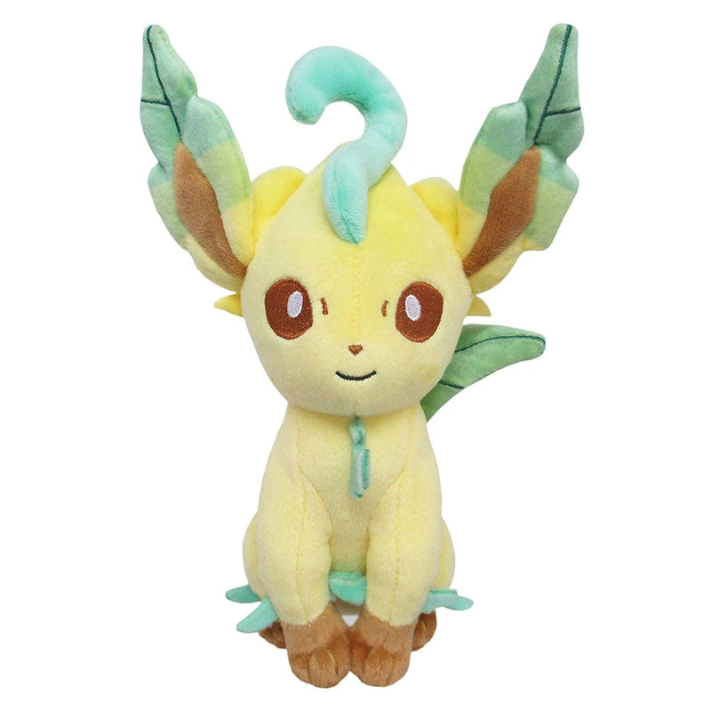 Sanei Pokemon All Star Collection PP123 Leafeon Plush, 7"