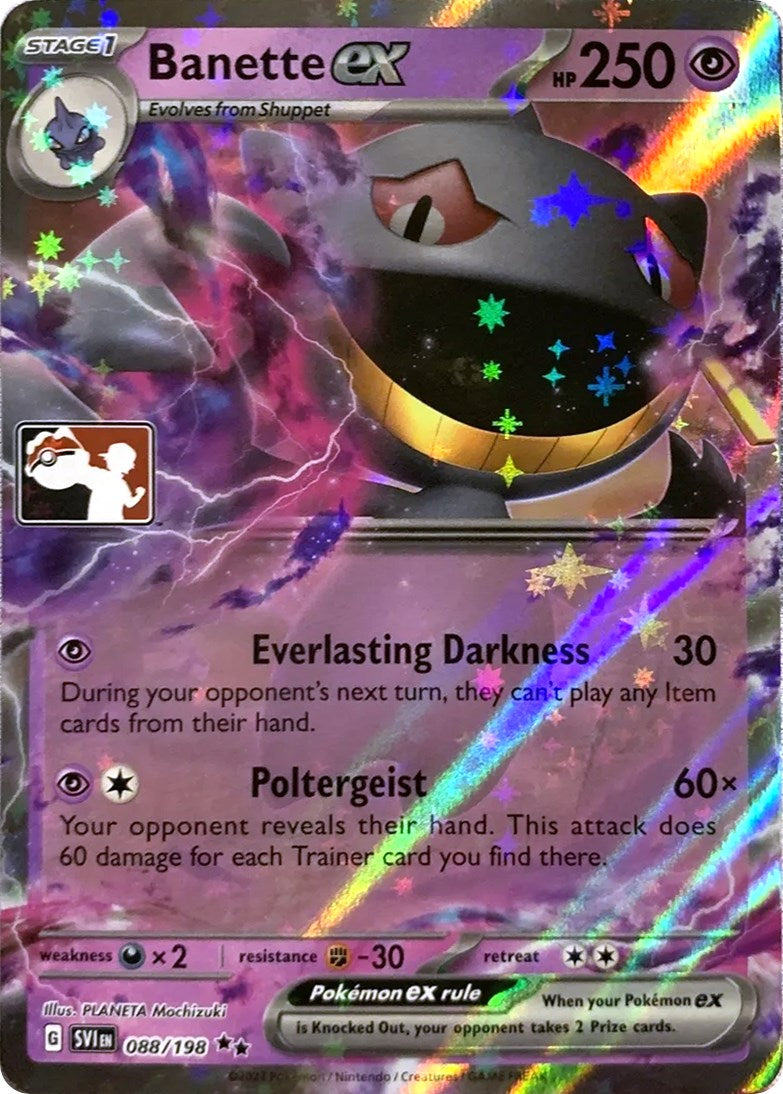 Banette ex (088/198) [Prize Pack Series Three]