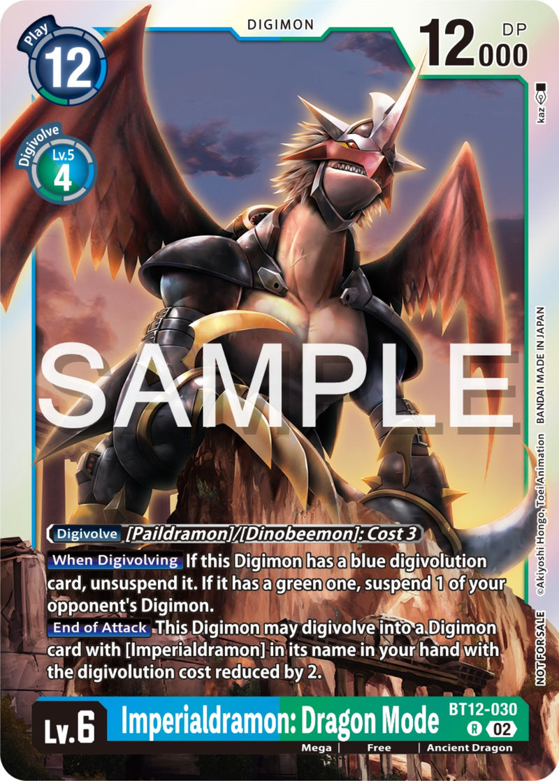Imperialdramon: Dragon Mode [BT12-030] (Event Pack 6) [Across Time Pro
