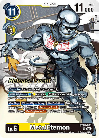 MetalEtemon [BT18-041] [Release Special Booster Ver.2.0 Promos]
