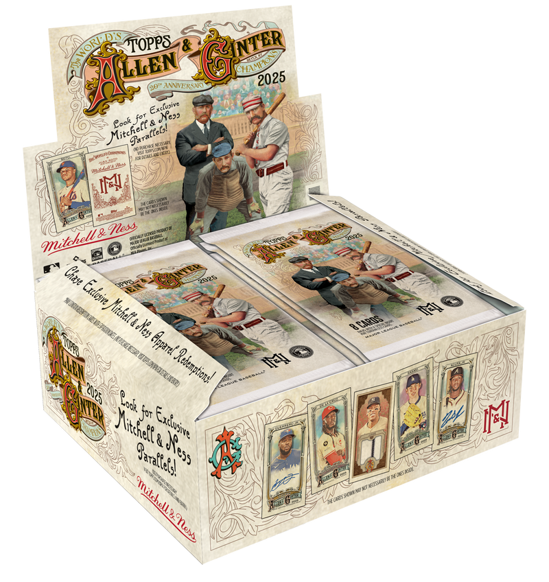 Topps: 2025 Allen & Ginter Baseball - Mitchell & Ness Hobby Box