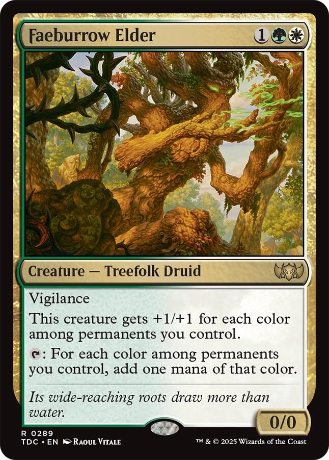 Faeburrow Elder [Tarkir: Dragonstorm Commander]