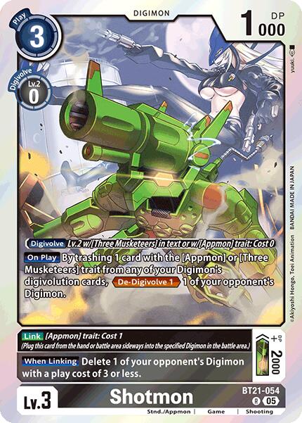 Shotmon [BT21-054] [World Convergence]