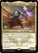 Zurgo, Thunder's Decree [Tarkir: Dragonstorm Prerelease Cards]