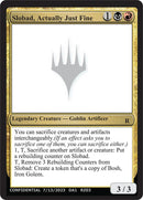 Slobad, Actually Just Fine [Mystery Booster]