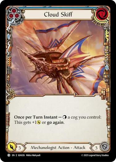 Cloud Skiff (Blue) [SEA026] (High Seas)