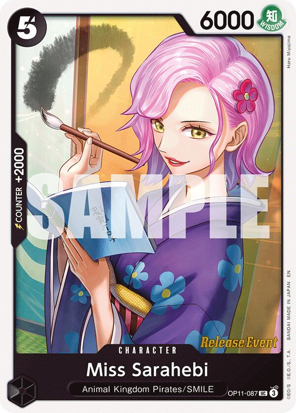 Miss Sarahebi [A Fist of Divine Speed Release Event Cards]