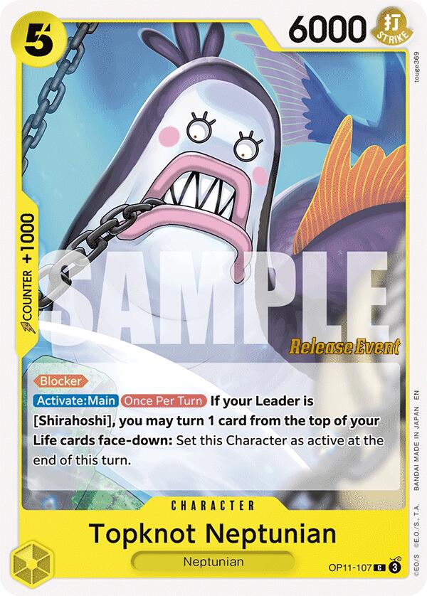 Topknot Neptunian [A Fist of Divine Speed Release Event Cards]