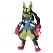 Takaratomy Pokemon Shiny Mega Lucario (Green) Plush