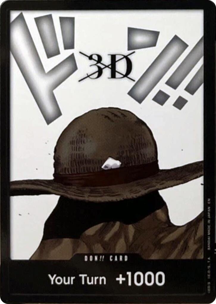 DON!! Card (3D) (Double Pack Set Vol. 8) [Legacy of the Master]