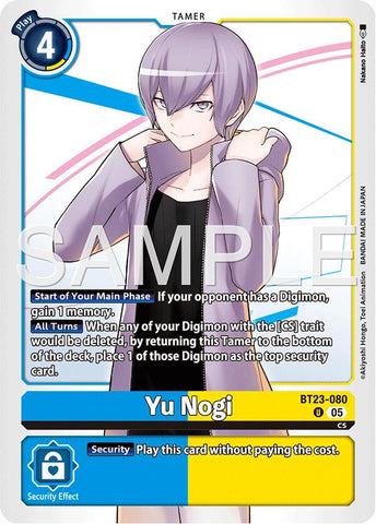 Yu Nogi [BT23-080] [Hackers' Slumber]