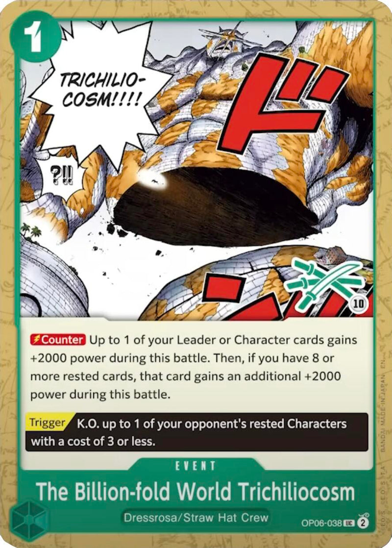 The Billion-fold World Trichiliocosm (Zoro Deck) [Learn Together Deck Set]