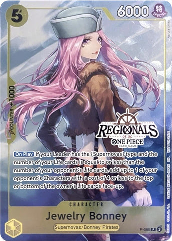 Jewelry Bonney (CS 25-26 Regionals Textured Chase Promo) [One Piece Promotion Cards]