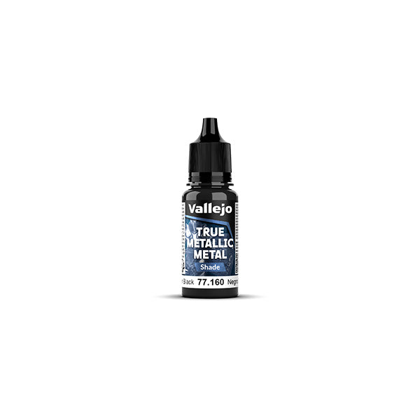 Vallejo True Metallic Metal paint bottle on a white background