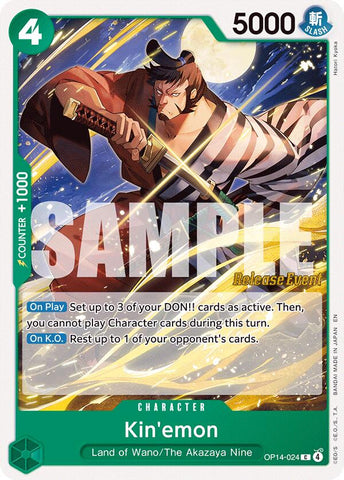 Kin'emon [The Azure Sea's Seven Release Event Cards]