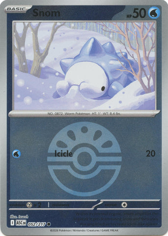 Snom (052/217) (Friend Ball) [Mega Evolution: Ascended Heroes]
