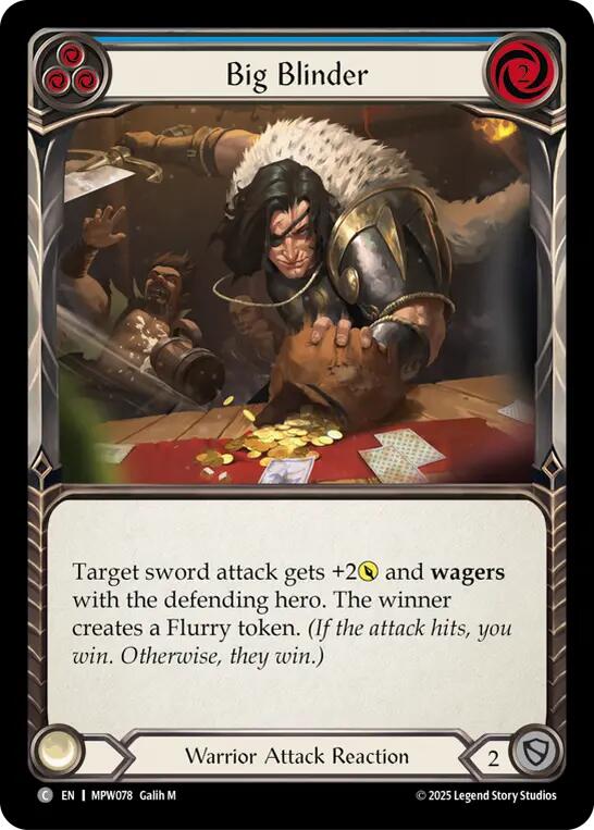 Big Blinder (Blue) [MPW078] (Mastery Pack Warrior)  Rainbow Foil
