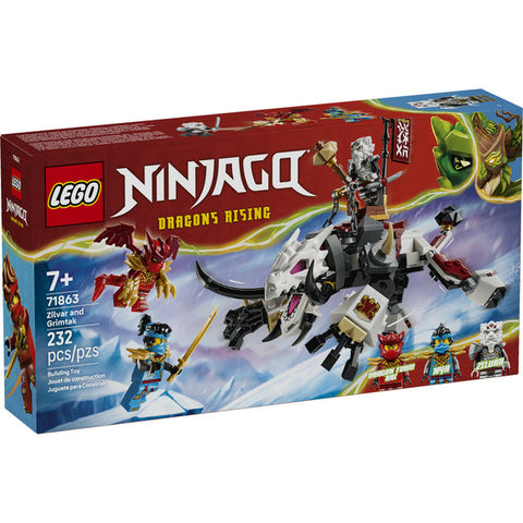LEGO Zilvar and Grimtak the Dragon 71863