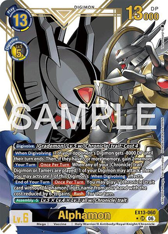 Alphamon [EX13-060] (Alternate Art) [Chivalrous XIII]