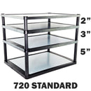 Battle Foam (720) P.A.C.K. 720 Molle with Magna Rack Sliders Load Out (Black) Standard