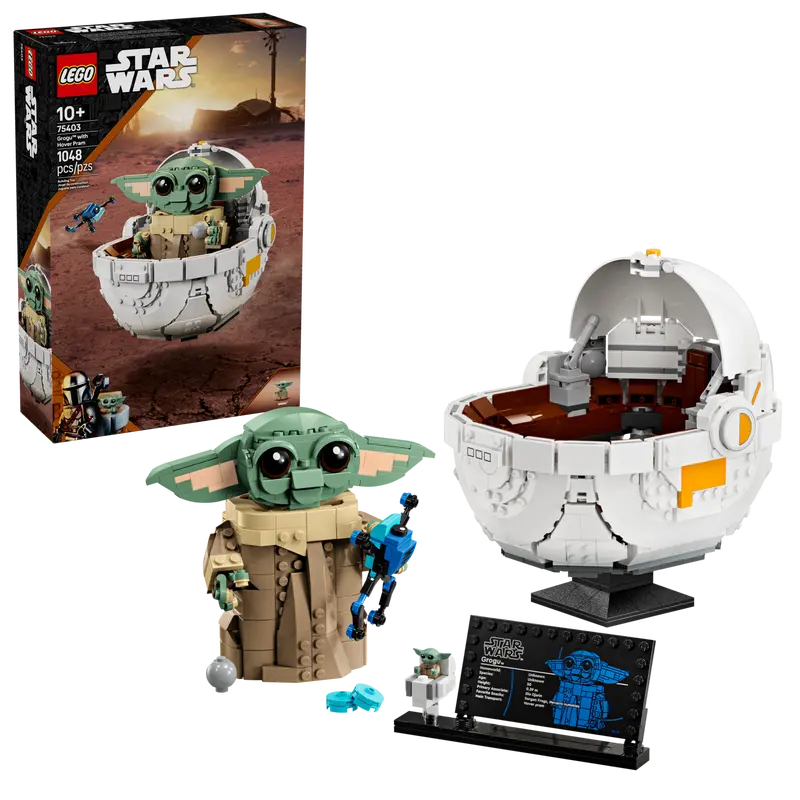 LEGO Grogu with Hover Pram 75403