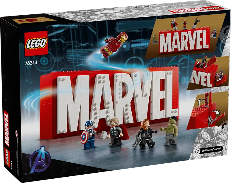 LEGO MARVEL Logo & Minifigures 76313