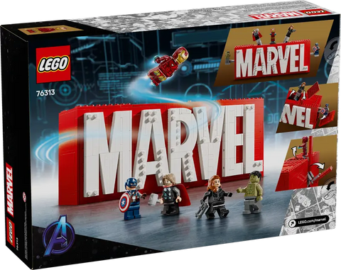 LEGO MARVEL Logo & Minifigures 76313
