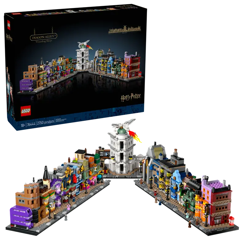 LEGO Diagon Alley Wizarding Shops 76444