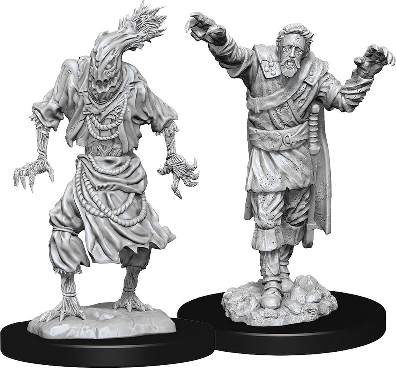 Dungeons & Dragons: Nolzur's Marvelous Unpainted Miniatures - W14 Scarecrow & Stone Cursed