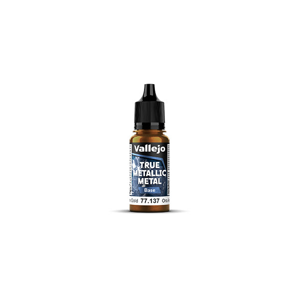 Vallejo True Metallic Metal paint bottle on a white background