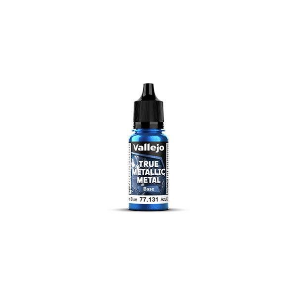 Vallejo True Metallic Metal paint bottle on a white background