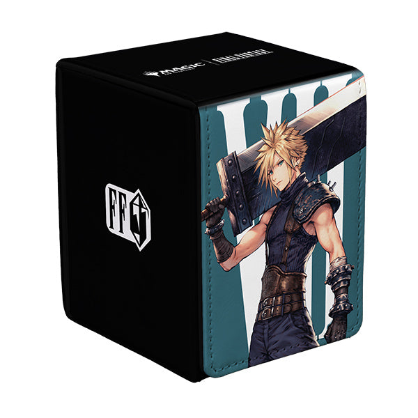 Deckbox: Alcove Flip 100+ MTG- Final Fantasy- Cloud, Ex-SOLDIER
