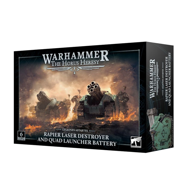 Warhammer The Horus Hersey: Rapier Laser Destroyer and Quad Launcher Battery