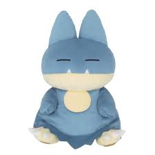 Sanei Pokemon All Star Collection PZ68 PoteHagu Cushion Munchlax Plush, 15.5"