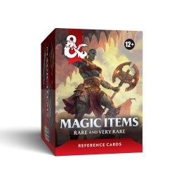 Dungeons & Dragons: Reference Cards Magic Items Rare and Very Rare