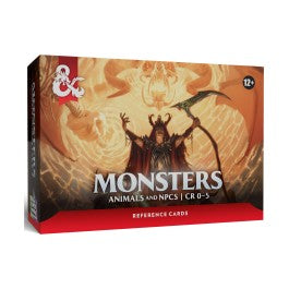 Dungeons & Dragons: Reference Cards Cards Monsters: Animals & NPCs