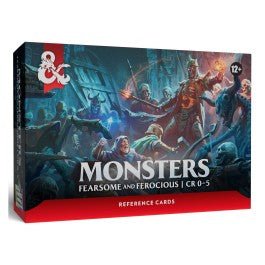 Dungeons & Dragons: Reference Cards Cards Monsters: Fearsome and Ferocious