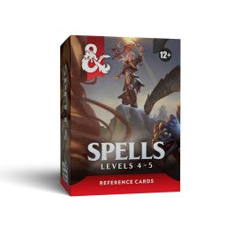 Dungeons & Dragons: Reference Cards Spells Level 4-5