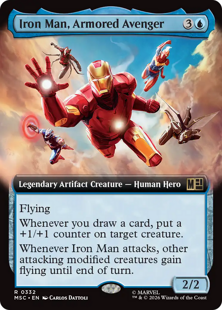 Iron Man, Armored Avenger (Extended Art) [Marvel Super Heroes Commander]