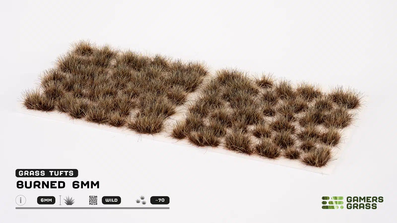 Gamers Grass: Burned 6mm (Wild)