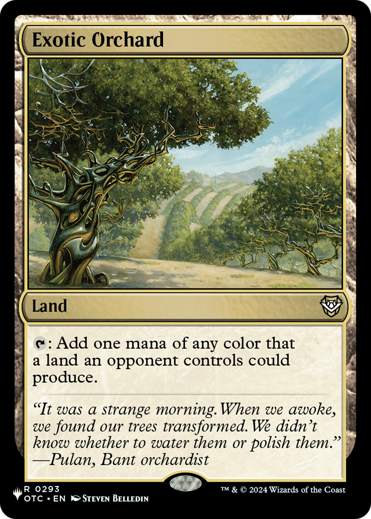 Exotic Orchard (OTC) [The List]