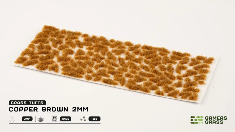Gamers Grass: Copper Brown 2mm (Wild)